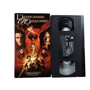 Dungeons & Dragons VHS 2001 Justin Whalin Marlon Wayans New Line Cinema Film